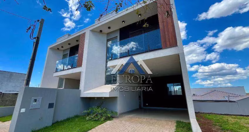 Sobrado com 3 dormitórios à venda, 129 m² por r$ 830.000,00 - condomínio morada das flores rosas - cambé/pr