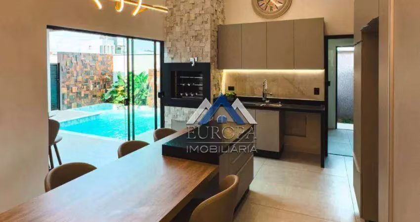 Casa com 3 dormitórios à venda, 173 m² por r$ 1.550.000,00 - parque industrial v - arapongas/pr