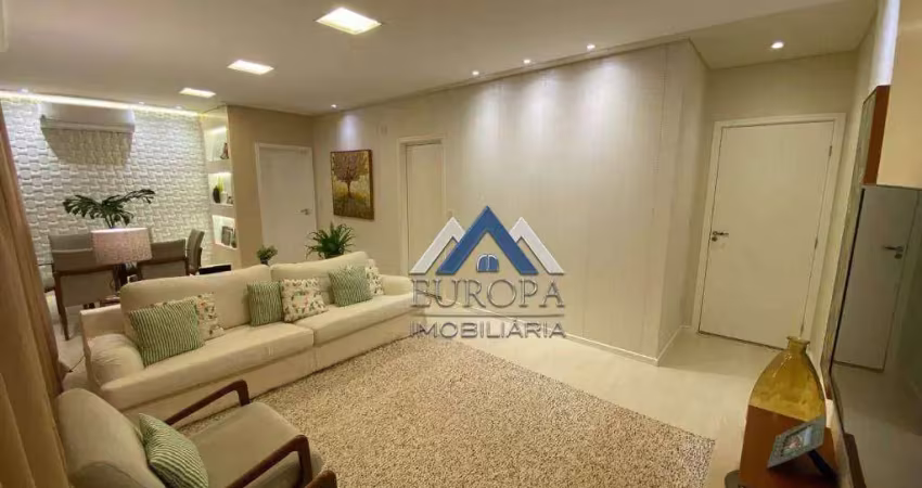 Apartamento de frente com Lago Igapócom 3 dormitórios à venda, 131 m² por R$ 1.280.000 - Petrópolis - Londrina/PR