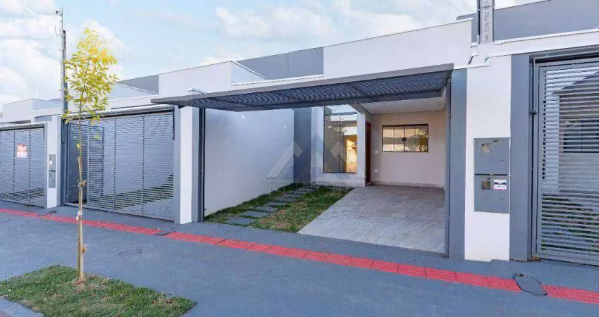 Casa com 3 dormitórios à venda, 105 m² por r$ 435.000,00 - columbia - londrina/pr