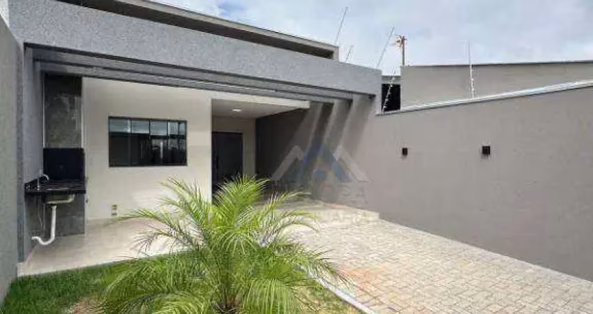 Casa com 2 dormitórios à venda, 75 m² por r$ 320.000,00 -  residencial luiza  - cambé/pr