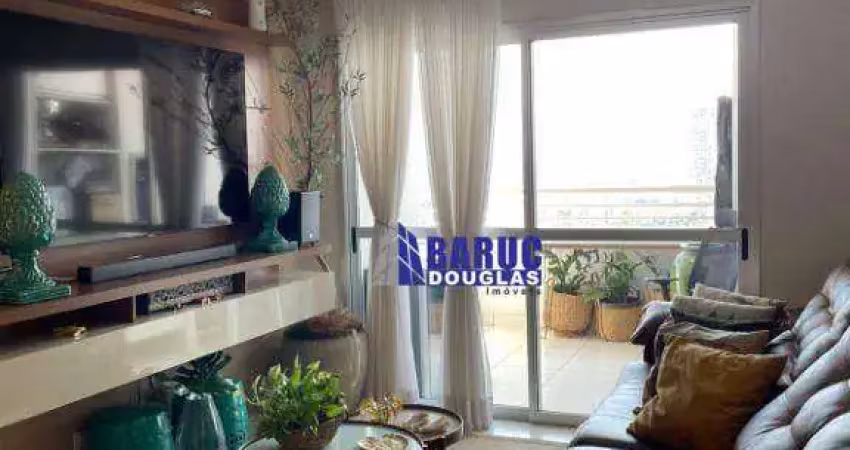Vende-se lindo apto mobiliado no parque pantanal 1 - apartamento com 3 quartos sendo 2 suítes, sacada com churrasqueira e pia, 02 vagas.