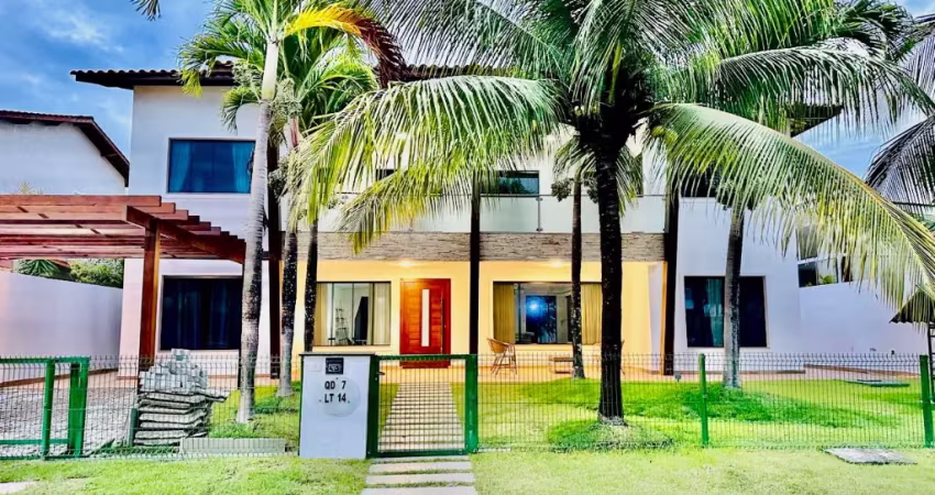 Vendo  ou alugo - casa no busca vida - alto padrao de 05 suites no condominio busca vida buscaville  - na estrada do coco.