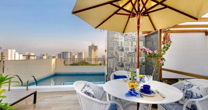 Vendo cobertura duplex de 4/4, area privativa de 120 m2 - pituba - em salvador