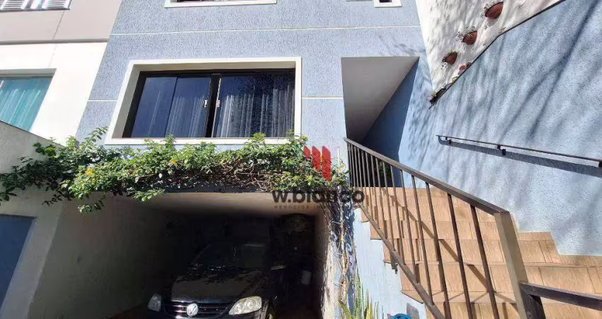 Sobrado com 3 dormitórios à venda, 240 m² por r$ 990.000,00 - jordanópolis - são bernardo do campo/sp