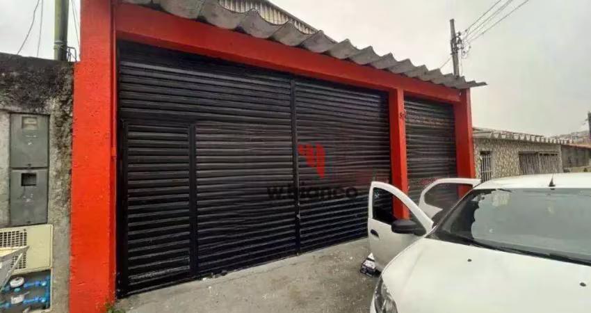 Galpão para alugar, 300 m² por r$ 8.000,00/mês - nova petrópolis - são bernardo do campo/sp