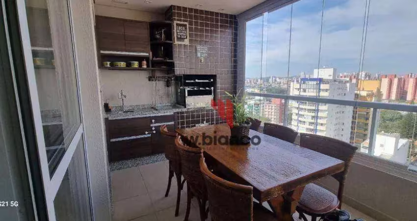 Apartamento com 2 dormitórios , 2 vagas, varanda gourmet 77 m² por r$ 780.000 - vila caminho do mar - são bernardo do campo/sp