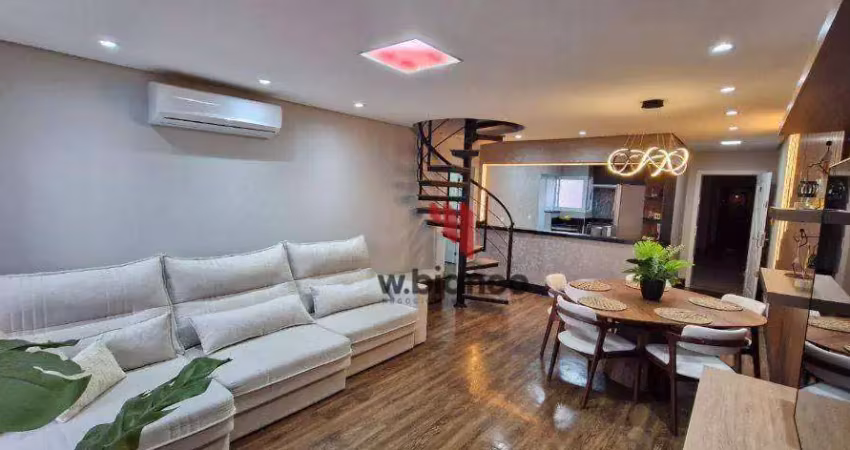 Cobertura com 3 dormitórios à venda, 232 m² por r$ 1.950.000,00 - vila caminho do mar - são bernardo do campo/sp