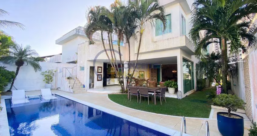Casa em condomínio para venda em natal, ponta negra, 4 dormitórios, 4 suítes, 5 banheiros, 6 vagas