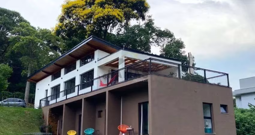 Casa no condominio vale da santa fe em vinhedo - 3 suites, 4 garagens