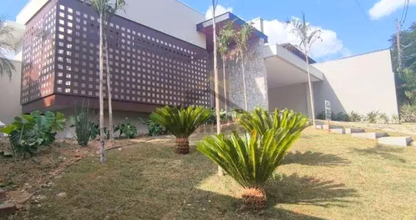 Casa totalmente terrea com arquitetura contemporanea, 4 suites, piscina sala e cozinha integrados no condominio marambaia, vinhedo/sp