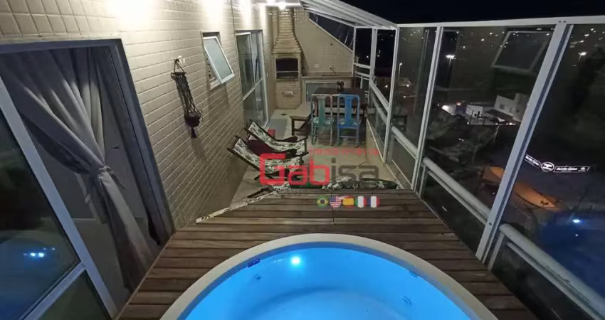 Cobertura com 3 dormitórios à venda, 192 m² por R$ 950.000,00 - Braga - Cabo Frio/RJ