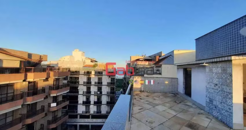 Cobertura com 4 dormitórios à venda, 345 m² por r$ 1.800.000,00 - vila nova - cabo frio/rj