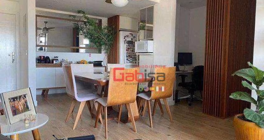 Apartamento semimobiliado com 2 dormitórios à venda, 100 m² por R$ 640.000 - Braga - Cabo Frio/RJ