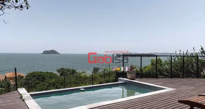 Casa com 3 suites, vista mar, mobiliada, 156 m² - venda por r$ 2.300.000 - marina - armação dos búzios/rj