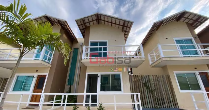 Casa com 3 quartos nova em condomínio com piscina e sauna à venda, 90m² por r$ 459.000,00 - praia rasa - armação dos búzios/rj