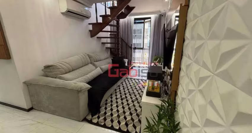 Cobertura com 3 dormitórios à venda, 120 m² por r$ 1.200.000,00 - vila nova - cabo frio/rj