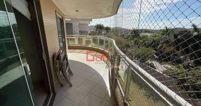 Apartamento com 3 dormitórios à venda, 170 m² por r$ 1.500.000,00 - passagem - cabo frio/rj