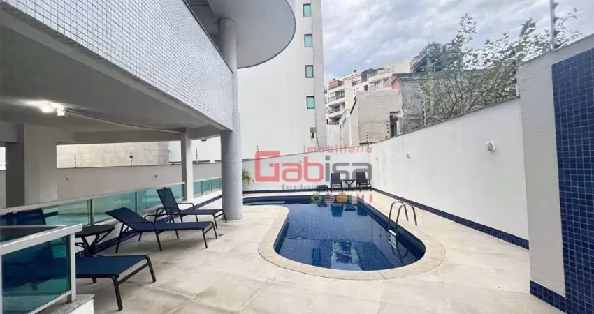Apartamento com 3 dormitórios para alugar, 157 m² por r$ 5.602,00/mês - passagem - cabo frio/rj