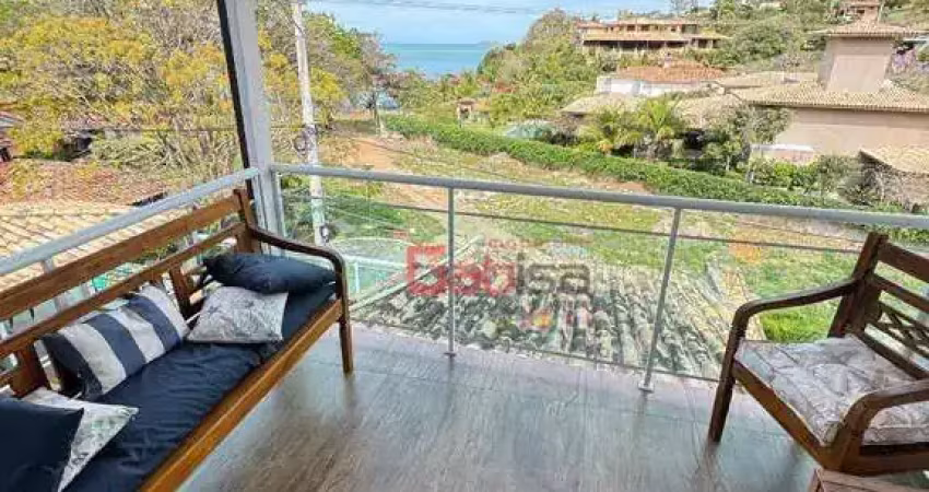 Casa vista pra o mar com 4 suites + 3 apartamentos  à venda,  por r$ 3.200.000 - geribá - armação dos búzios/rj