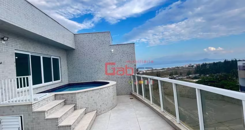 Cobertura com 4 dormitórios para alugar, 410 m² por r$ 13.463,98/ano - braga - cabo frio/rj