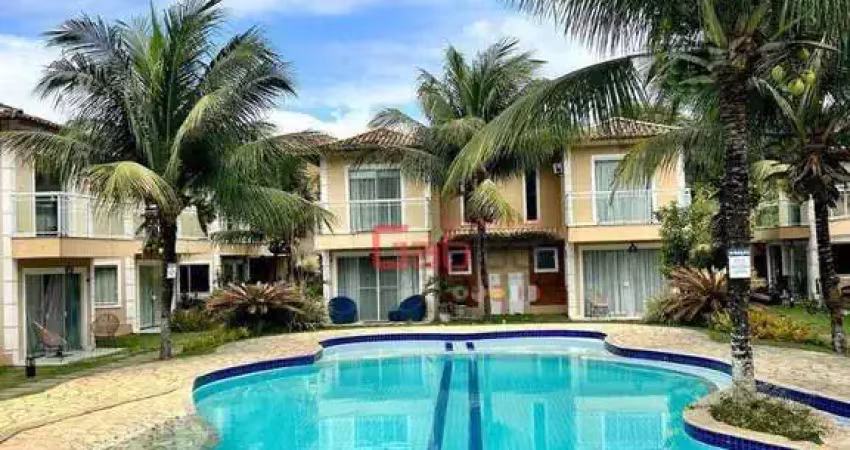 Casa com 4 suítes mobiliada pronta para airbnb, morar ou veraniar na beira mar à venda, 160 m² por r$ 680.000 - praia rasa - armação dos búzios/rj