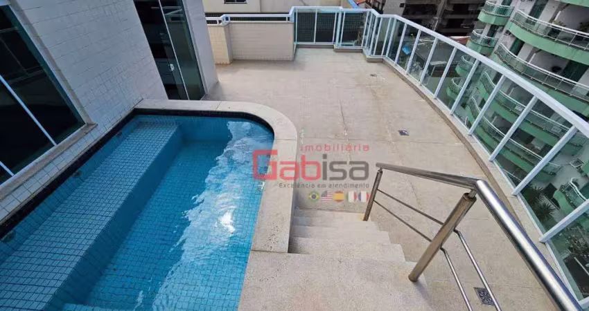 Apartamento com 4 dormitórios para alugar, 270 m² por r$ 9.010/mês - vila nova - cabo frio/rj