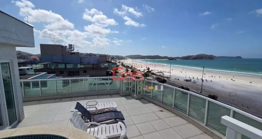 Cobertura com 4 dormitórios à venda, 320 m² por r$ 4.500.000 - centro - cabo frio/rj