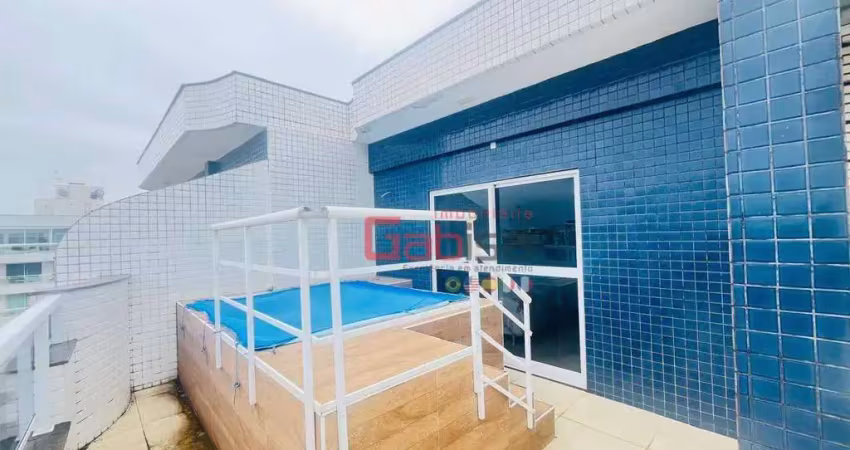 Cobertura com 4 dormitórios à venda, 141 m² por r$ 1.050.000,00 - braga - cabo frio/rj