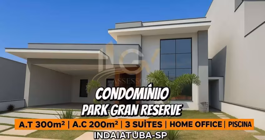 Casa com 3 quartos à venda no Loteamento Park Gran Reserve, Indaiatuba 