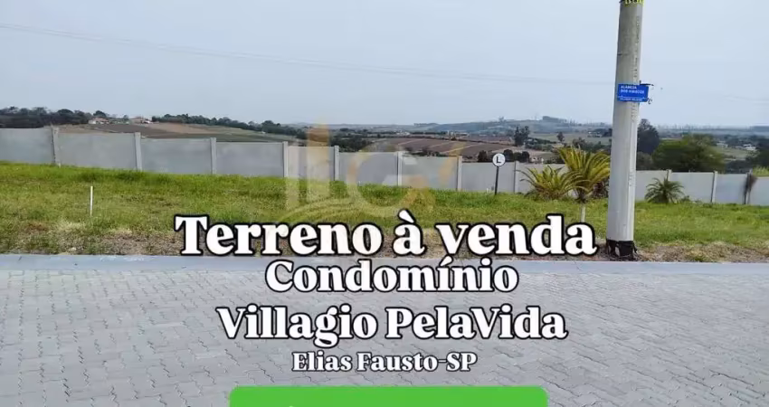 Terreno à venda no condomínio villagio pelavida - elias fausto/sp