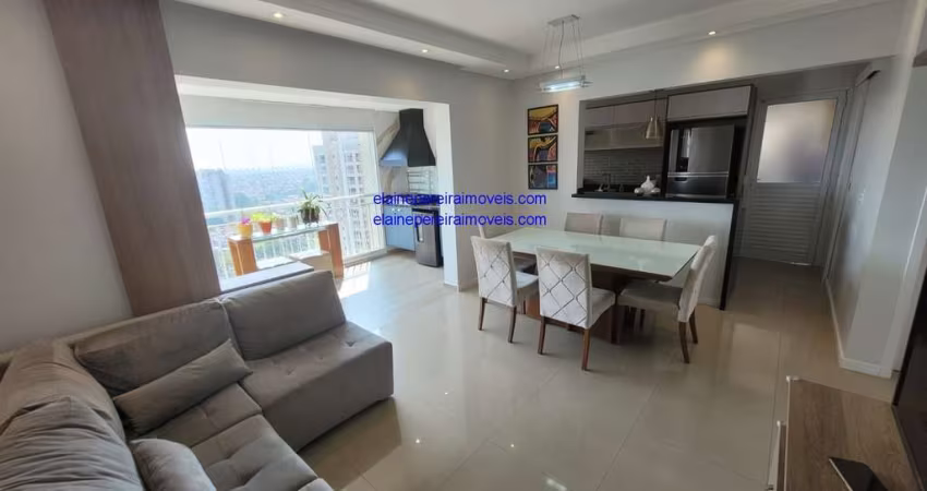 Excelente apto no Condomínio Mairarê, 100m2, andar alto, vista livre - 3 dts sd 1 suíte - sacada gourmet - 2 vagas - lazer  R$ 900.000,00