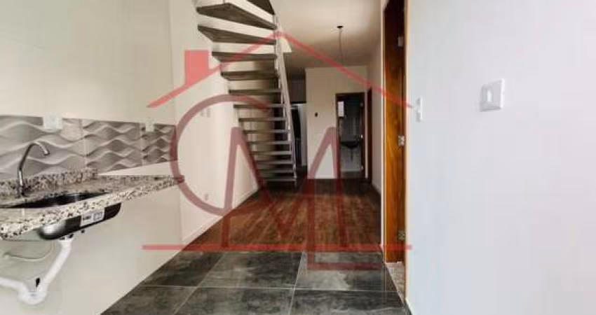 Cobertura para Venda em Santo André, Vila Pires, 2 dormitórios, 1 suíte, 1 banheiro, 1 vaga
