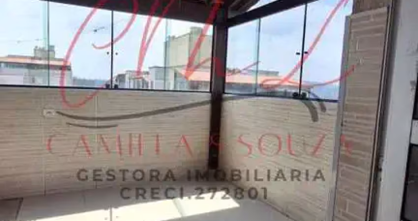 Cobertura para locação em mauá, parque são vicente, 2 dormitórios, 2 banheiros, 1 vaga