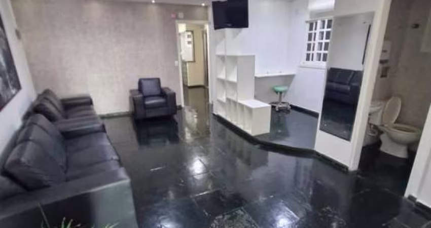 Sala comercial com recepção e espaço para consultório