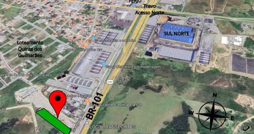 Terreno comercial à venda na BR-101, 00, Povoado de Nova Brasília, Imbituba