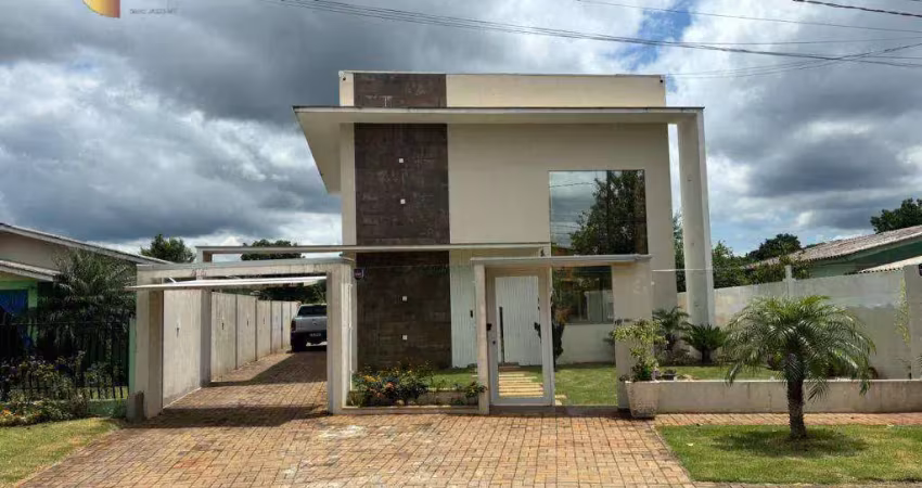 Casa com 4 dormitórios à venda, 250 m² por r$ 2.000.000 - princesa isabel - santo antônio do sudoeste/pr