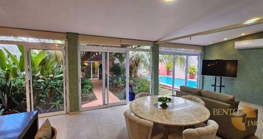 Casa com 3 dormitórios à venda, 400 m² por r$ 1.490.000 - residencial santorini - cuiabá/mt