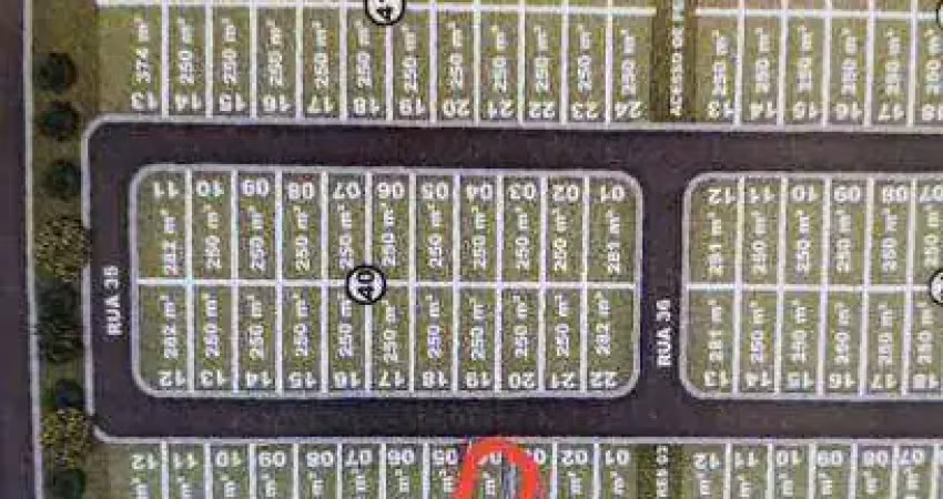 Terreno à venda, 250 m² por r$ 100.000,00 - parque das águas - várzea grande/mt