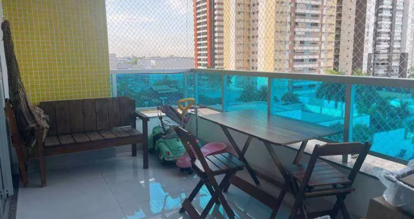 Apartamento com 3 dormitórios para alugar, 147 m² por r$ 7.500/mês - jardim das américas - cuiabá/mt