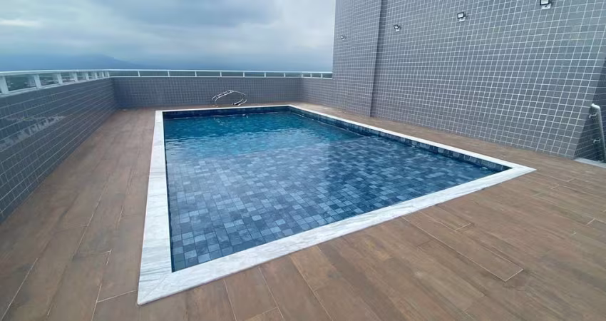 APARTAMENTO 1 DORMITÓRIO COM LAZER COMPLETO - GUILHERMINA - PRAIA GRANDE