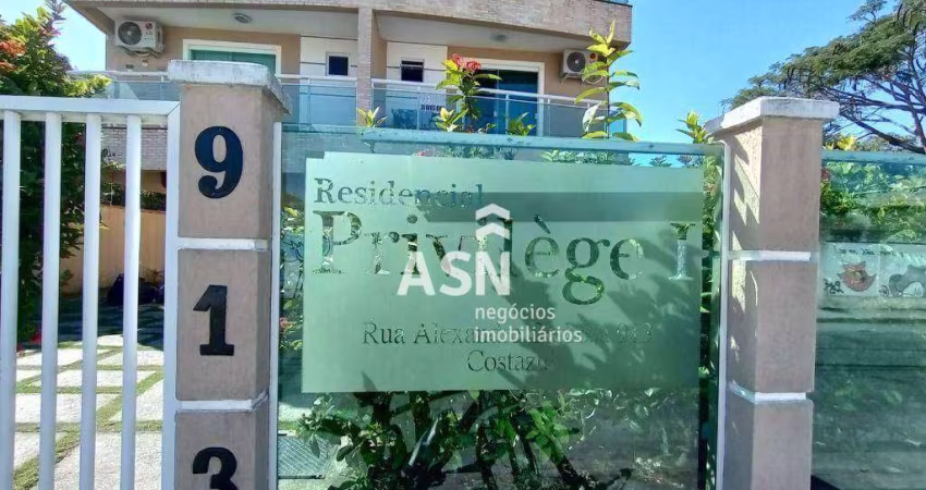 Apartamento com 2 dormitórios, 80 m² - venda por R$ 375.000,00 ou aluguel por R$ 2.996,53/mês - Costazul - Rio das Ostras/RJ
