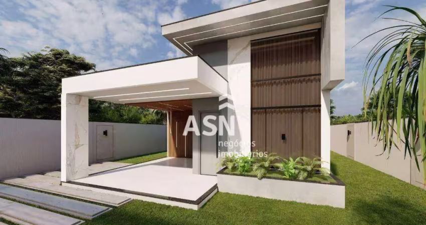 Casa com Piscina, 3 dormitórios à venda, 140 m² por R$ 890.000 - Terra Firme - Rio das Ostras/RJ