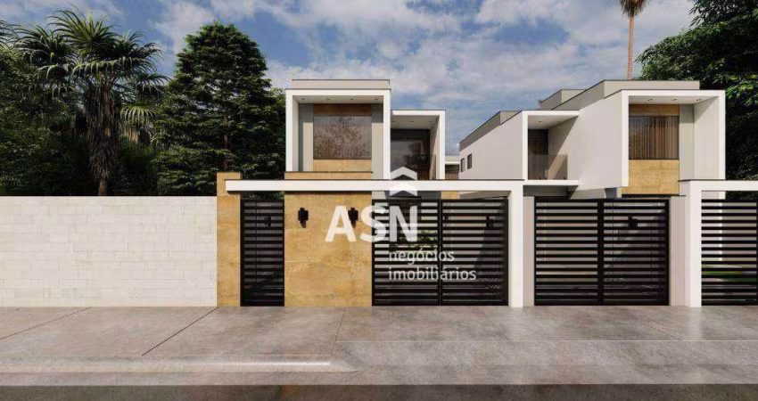 Casa com 3 dormitórios à venda, 95 m²  - Jardim Bela Vista - Rio das Ostras/RJ