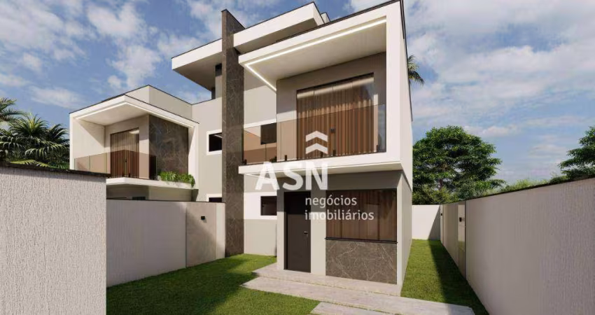 Casa com 3 dormitórios à venda, 101 m² por R$ 570.000,00 - Jardim Mariléa - Rio das Ostras/RJ