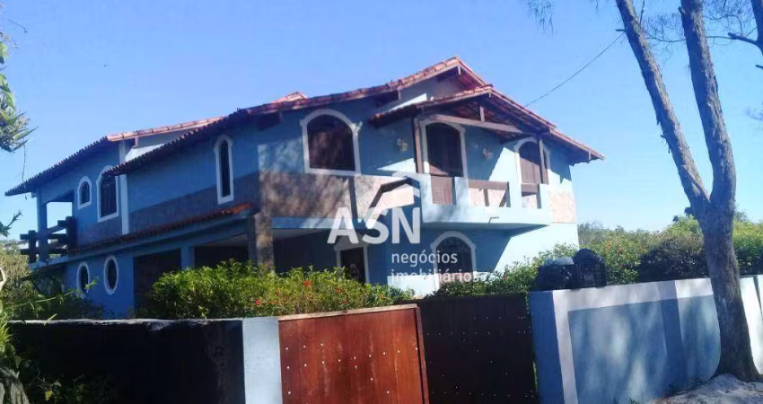 Casa com 5 dormitórios à venda, na beira do mar, 142 m² por R$ 850.000 - Balneário das Garças - Rio das Ostras/RJ