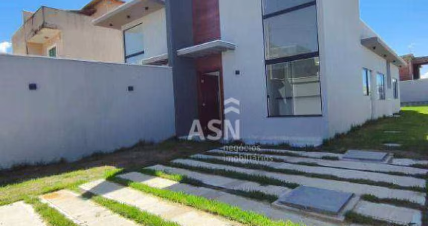 Casa com 3 dormitórios à venda  80 m² por R$ 480.000 - Verdes Mares - Rio das Ostras/RJ