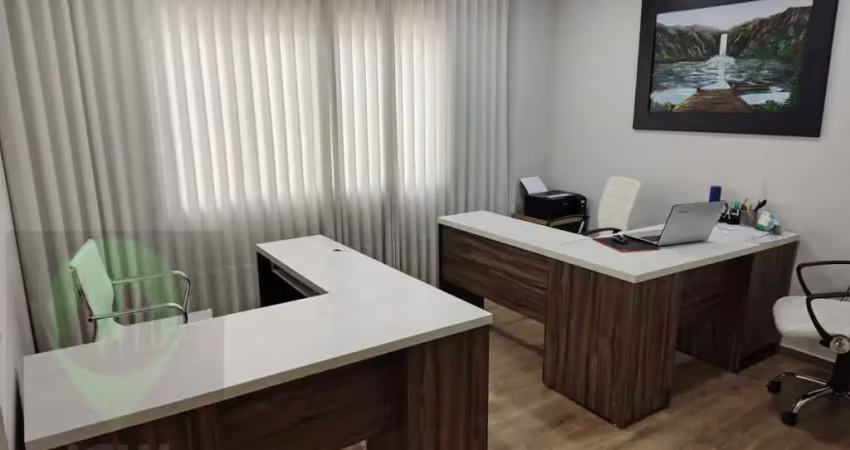 Sala comercial para locação em são josé dos pinhais, cidade jardim, 2 banheiros