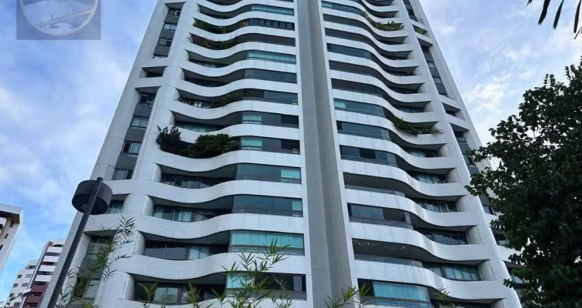Apartamento para alugar, 200 m² por r$ 18.900,00/mês - tamarineira - recife/pe
