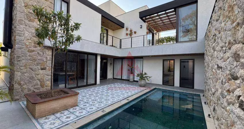 Casa com 4 dormitórios, mobiliada r$ 2.800.000 ou aluguel por r$ 18.980/mês -  lago da boa vista